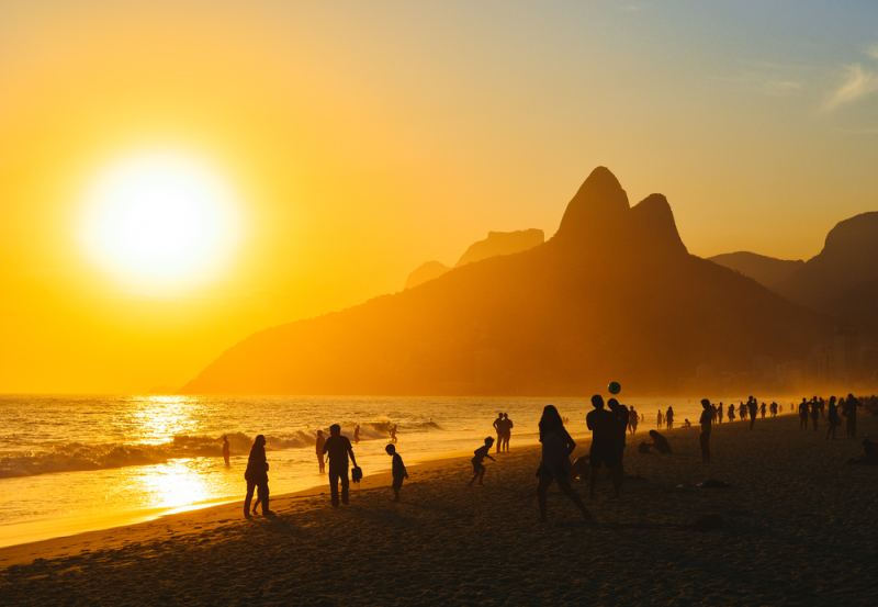 Rio sunset